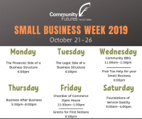 Community Futures Small Business Week: Community BBQ
